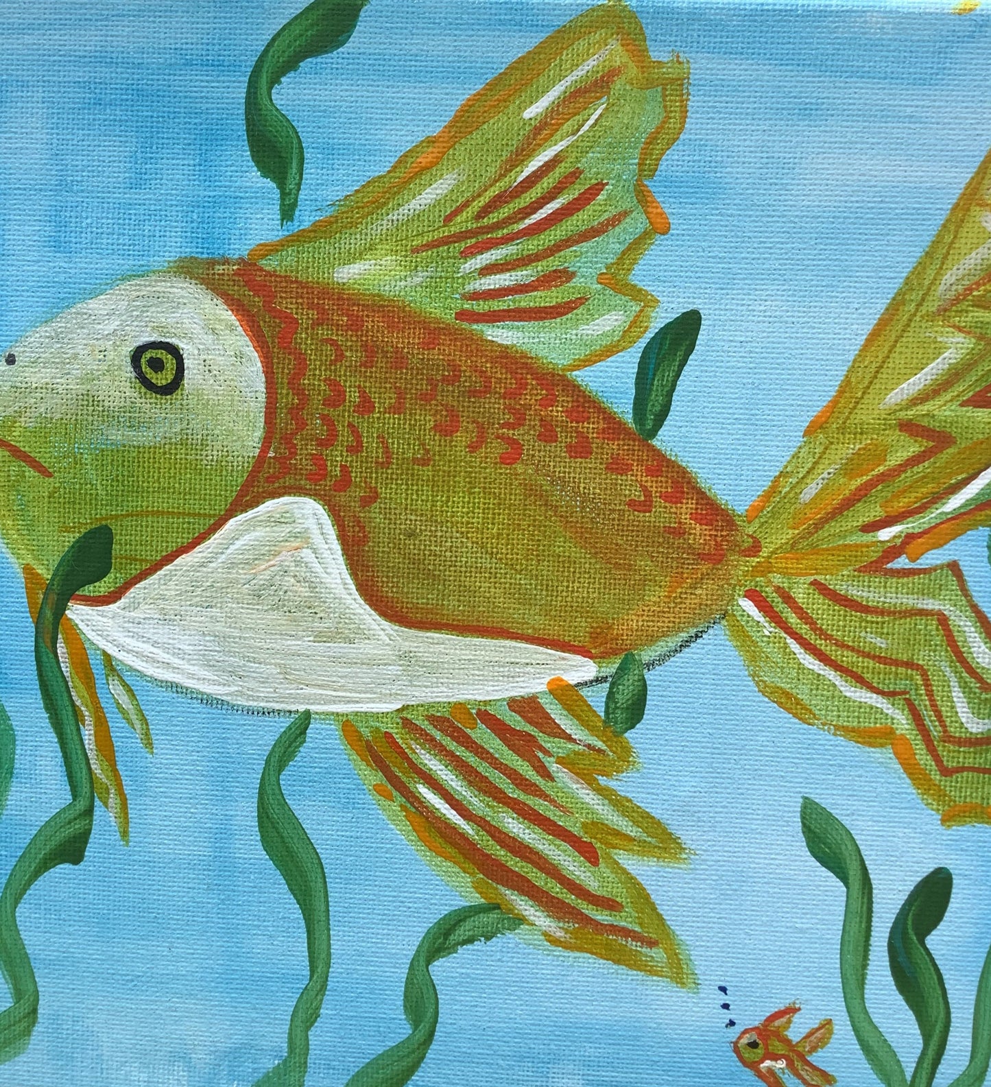 Mr. Fish 10" x 8"