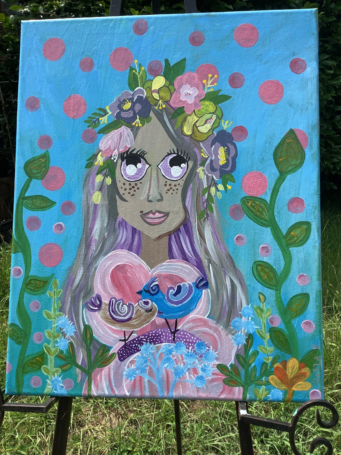 She Cares 16" x 20"