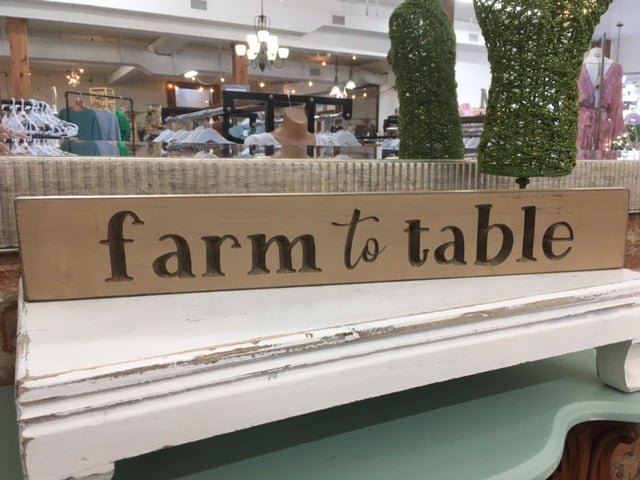 Farm to Table  Sign